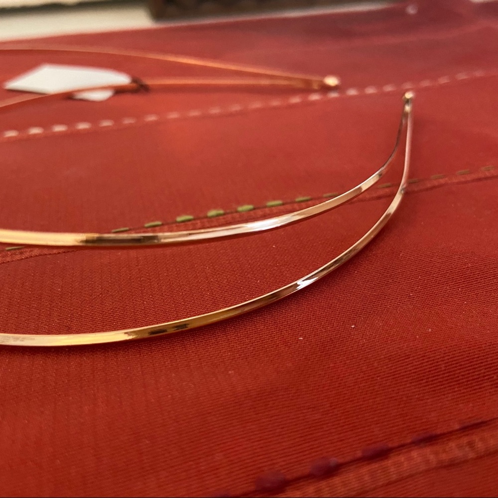 Gold split shank headband